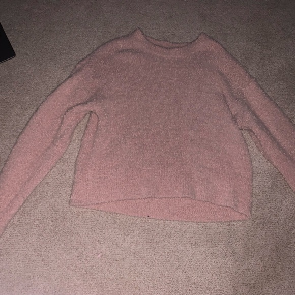 Sanctuary fuzzy pale pink sweater - Picture 1 of 2